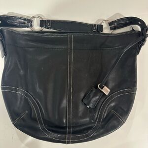 Black coach purse